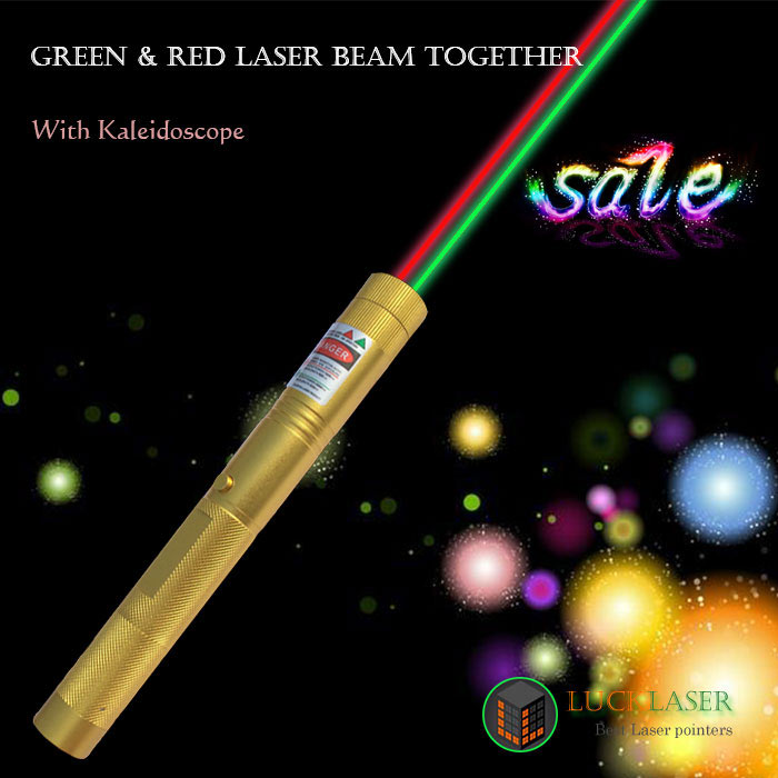 Green&Red laser beam together disco laser pen with Kaleidoscope Factory Price